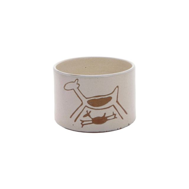 Cachepot Cilindro M Capivara Branco SR10872